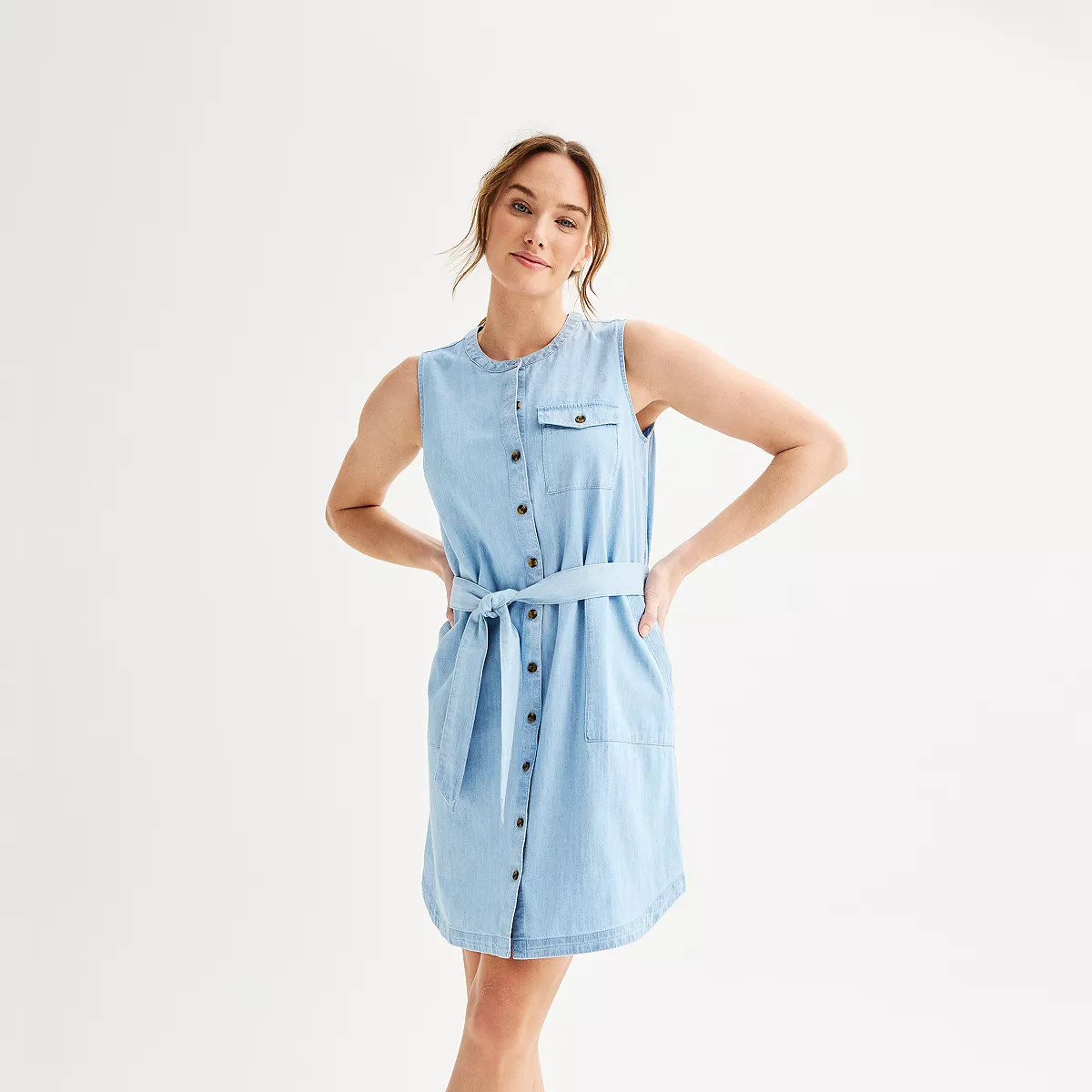 Women's Sonoma Goods For Life® Utility Belted Dress | Kohl's