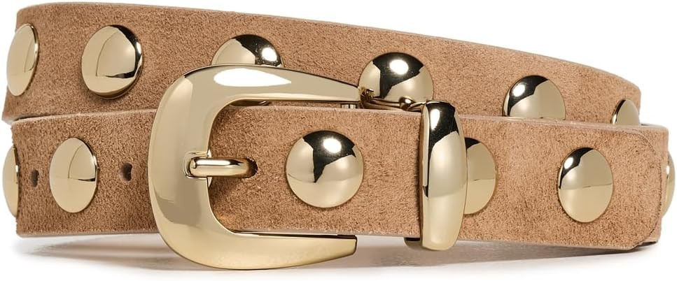 Madewell Women's Chunky Metal Leather Belt | Amazon (US)