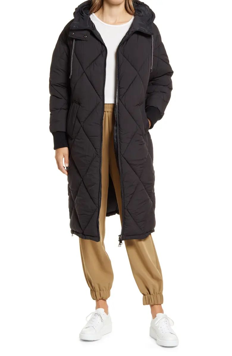 Diamond Quilted Puffer Coat | Nordstrom