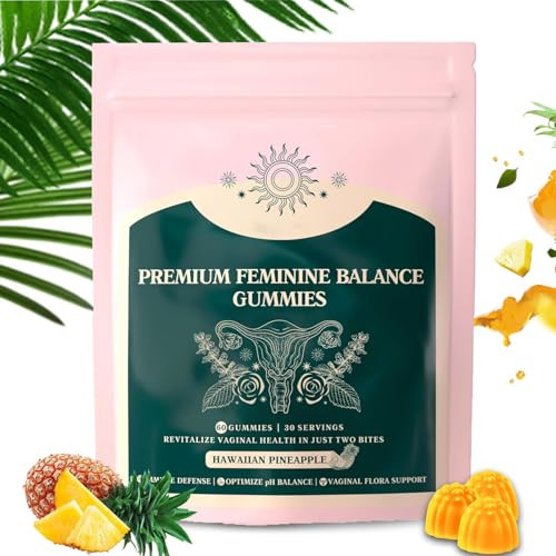 Vital Source Feminine Balance Gummies, Premium Feminine Balance Gummies, Hawaiian Pineapple Gummies for Women Vegan, Gluten-Free & Halal-60 Gummies - 30 Servings (1) | Amazon (US)