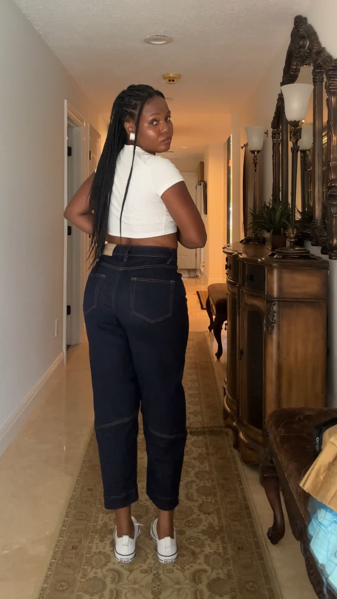 Obsessing over these jeanssssss

#LTKStyleTip