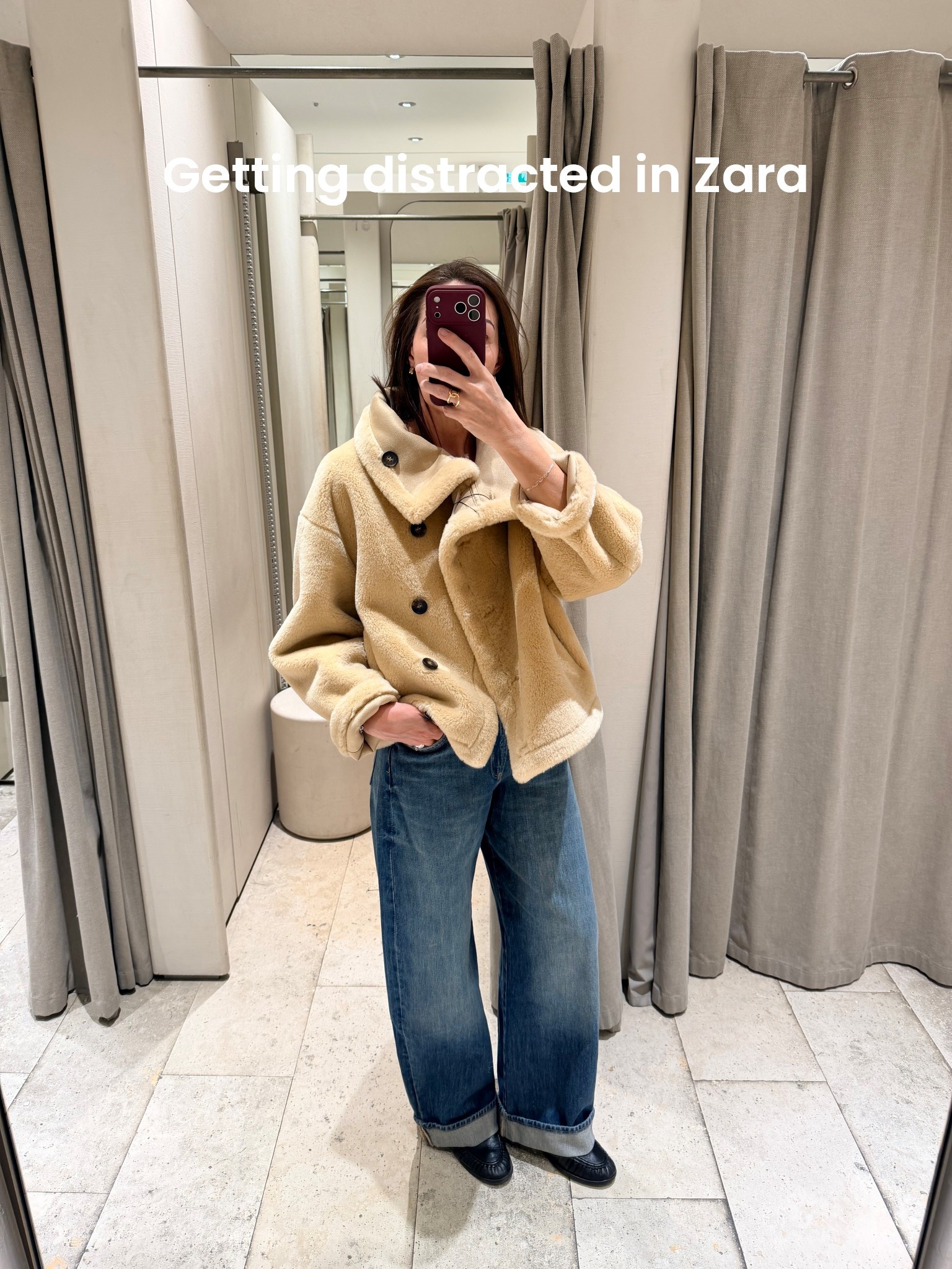 Trying to get some last minute shopping but got distracted in Zara! This reversible cost is super soft and the most delicious shape and colour. These jeans are fabulous - size down in both xxx

#LTKwinter #LTKfestive #LTKover50style