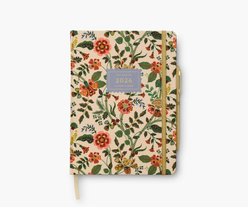 2026 12-Month Hardcover Planner with Pen - Gracie | Rifle Paper Co.