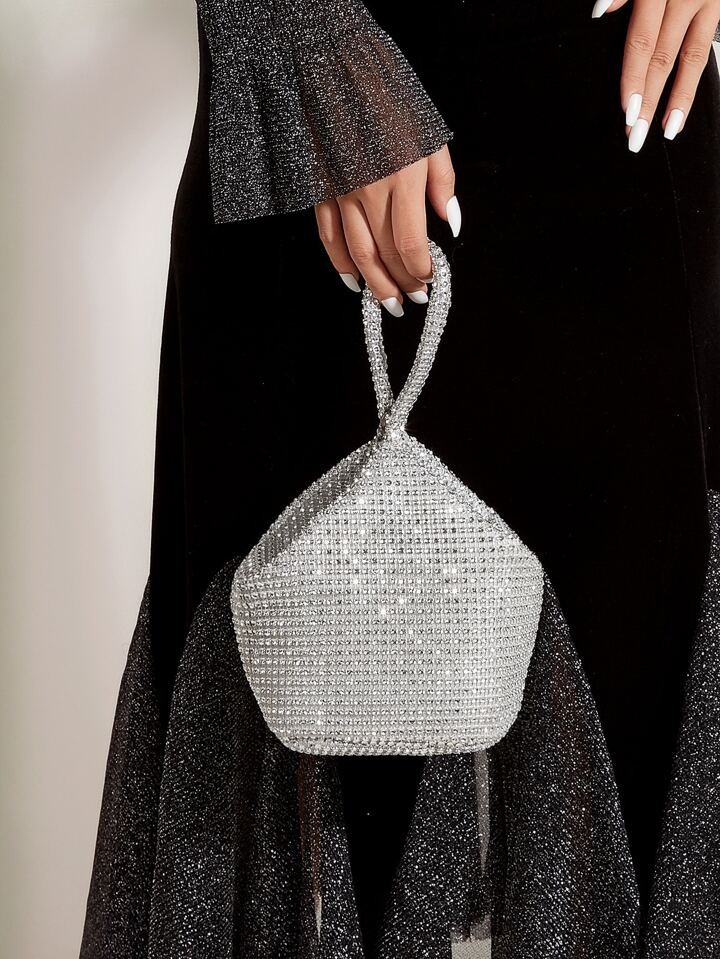 Bolso De Noche De Lentejuelas Glamoroso, Elegante, Exquisito, Brillante, Lujoso Y Con Brillo Tran... | SHEIN