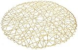 American Atelier Round Placemat, Gold | Amazon (US)