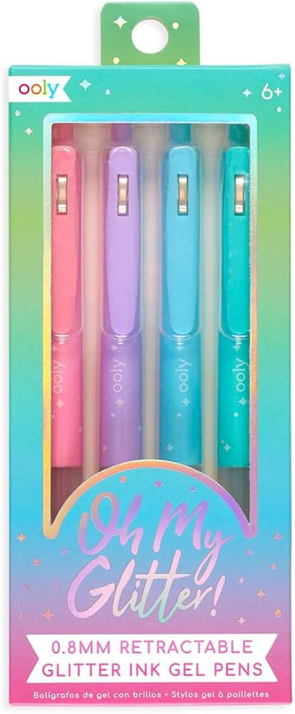 Oh My Glitter! Gel Pens - Set of 4 | Amazon (US)