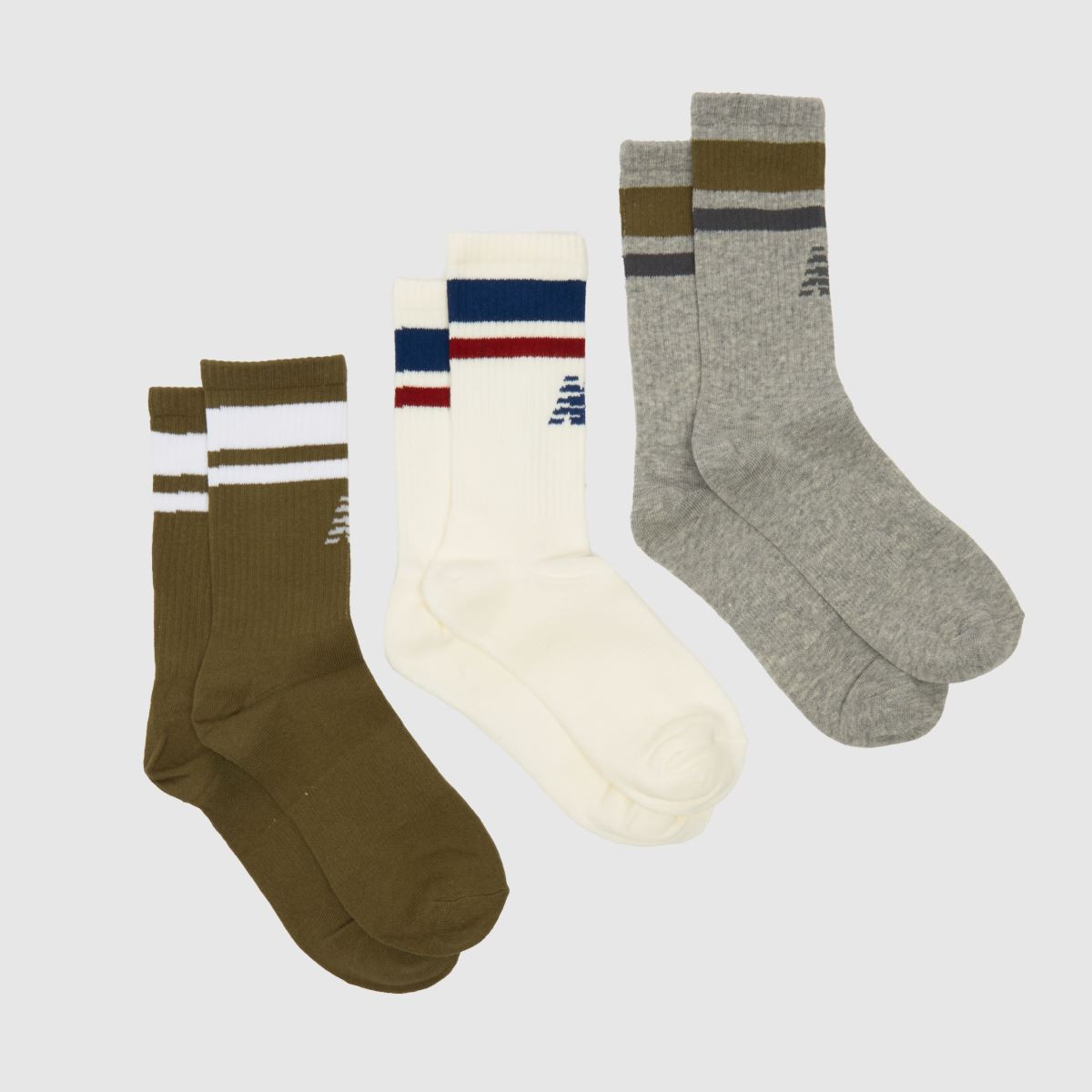 Multi New Balance Essentials Crew Sock 3 Pack Socks | schuh | Schuh