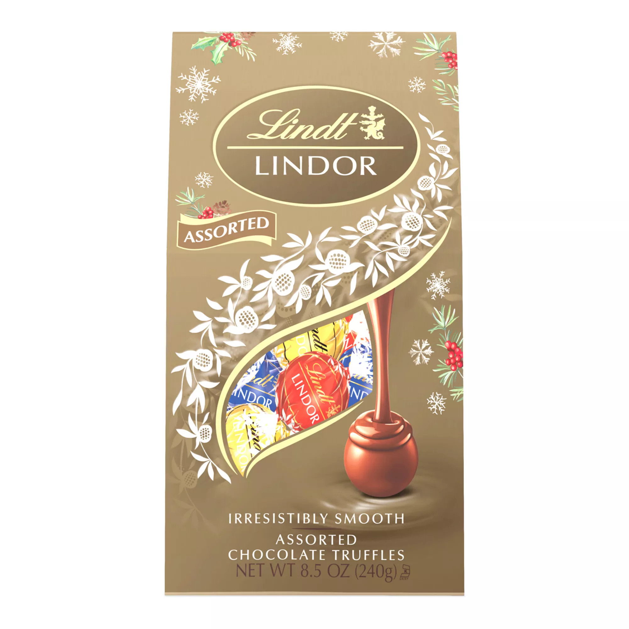 Lindt Lindor Holiday Assorted Chocolate Candy Truffles 8.5-oz. Bag | Kohl's