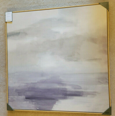 NEW Studio McGee 36"x36" Sky Blue Sea Framed Wall Art Canvas Threshold Target | eBay US