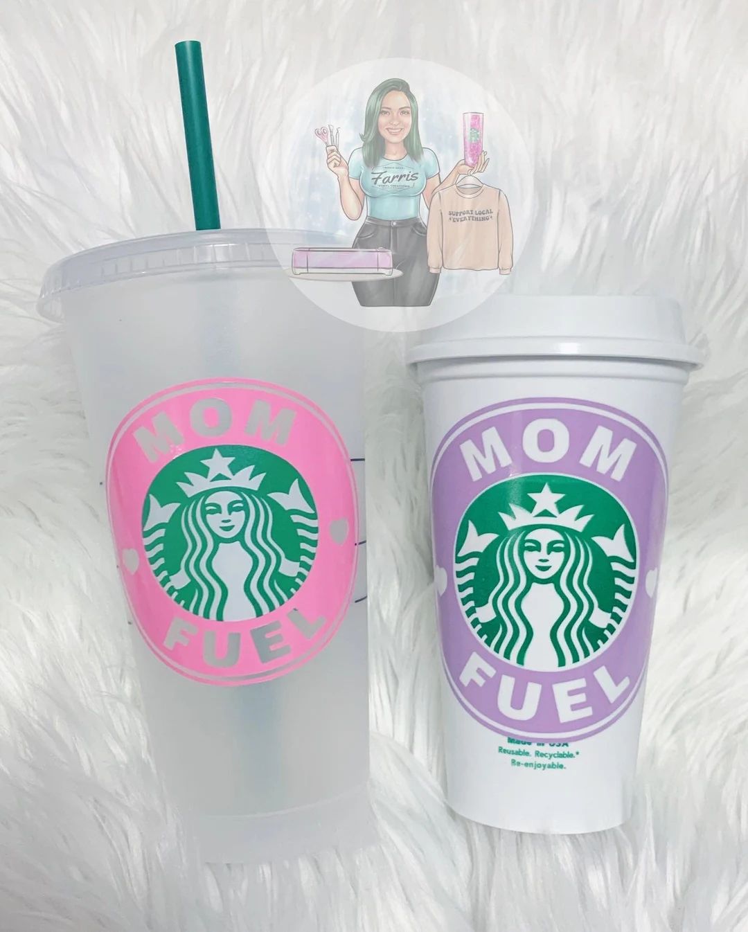 Mom Fuel Starbucks Cup, Mother’s Day Custom Starbucks Cups, Mother’s Day Gift | Etsy (US)