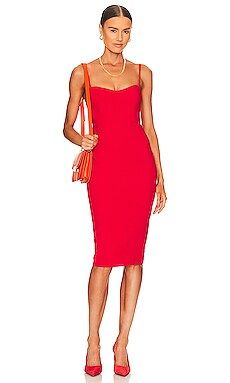 Nookie Allure Midi Dress in Cherry from Revolve.com | Revolve Clothing (Global)