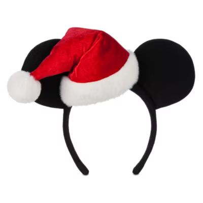 Disney Parks Mickey Mouse Santa Ears Headband For Adults | shopDisney | shopDisney (UK)
