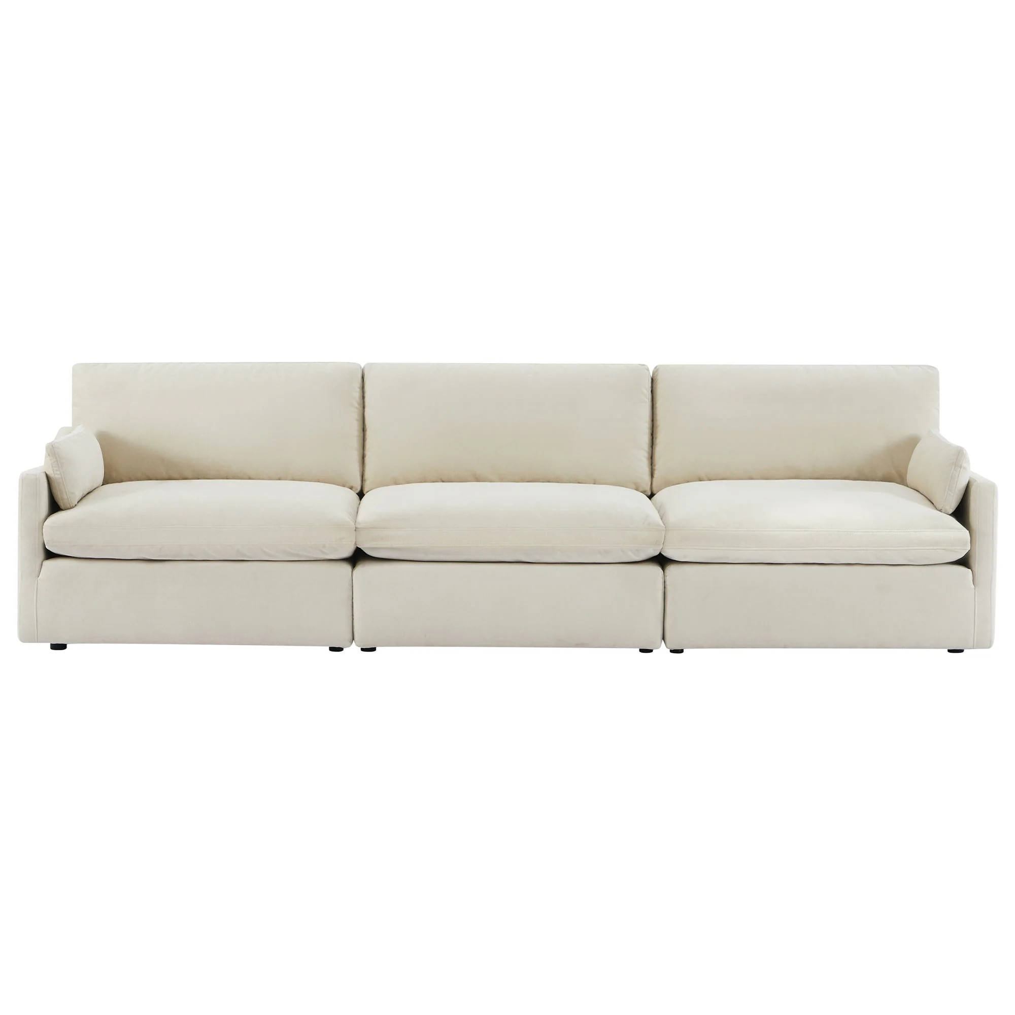 Kenna 3-Piece Modular Sofa | Adaptable & Comfortable Seating in Gray | Chita