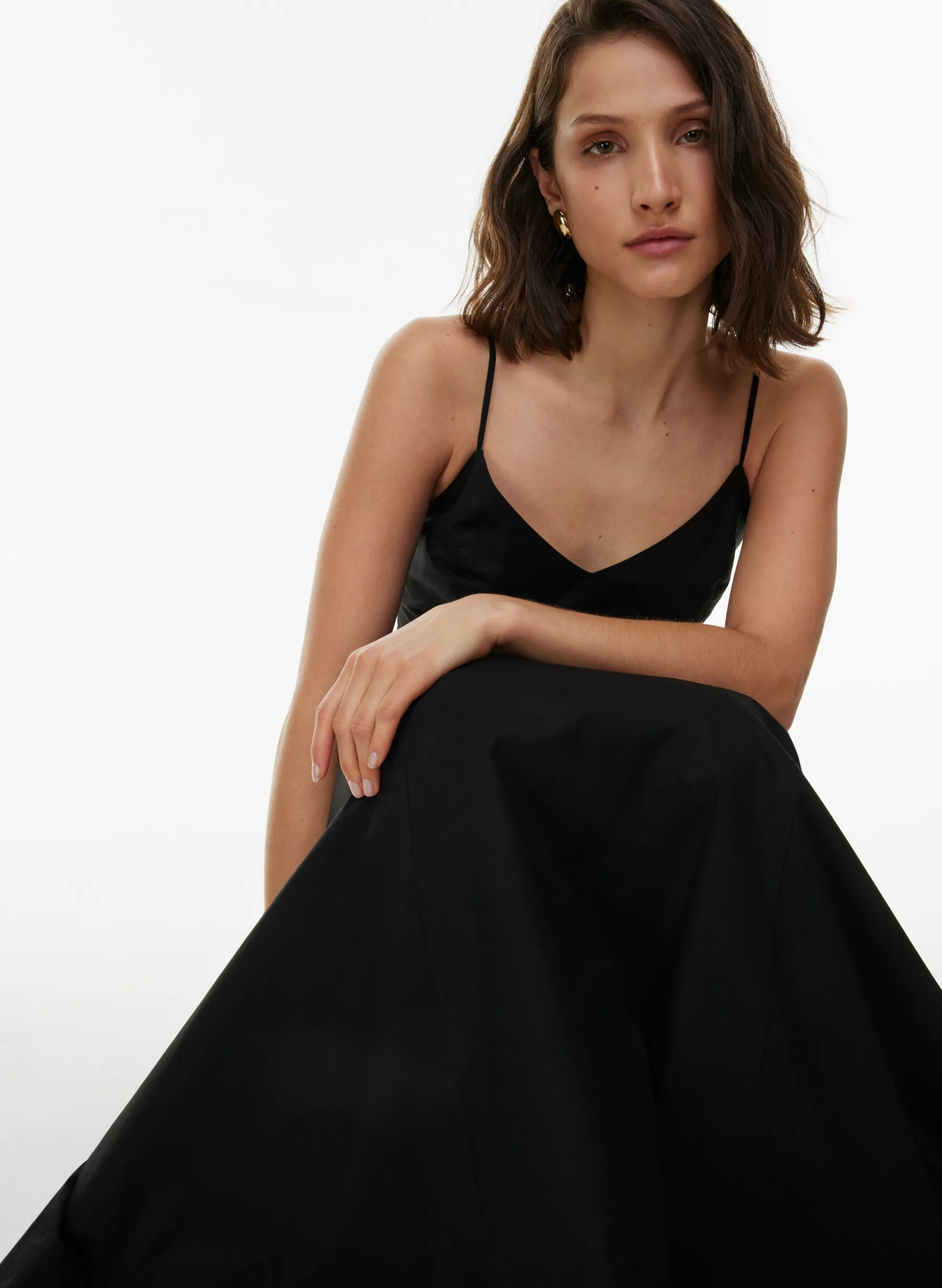 TECHNIQUE POPLIN DRESS | Aritzia