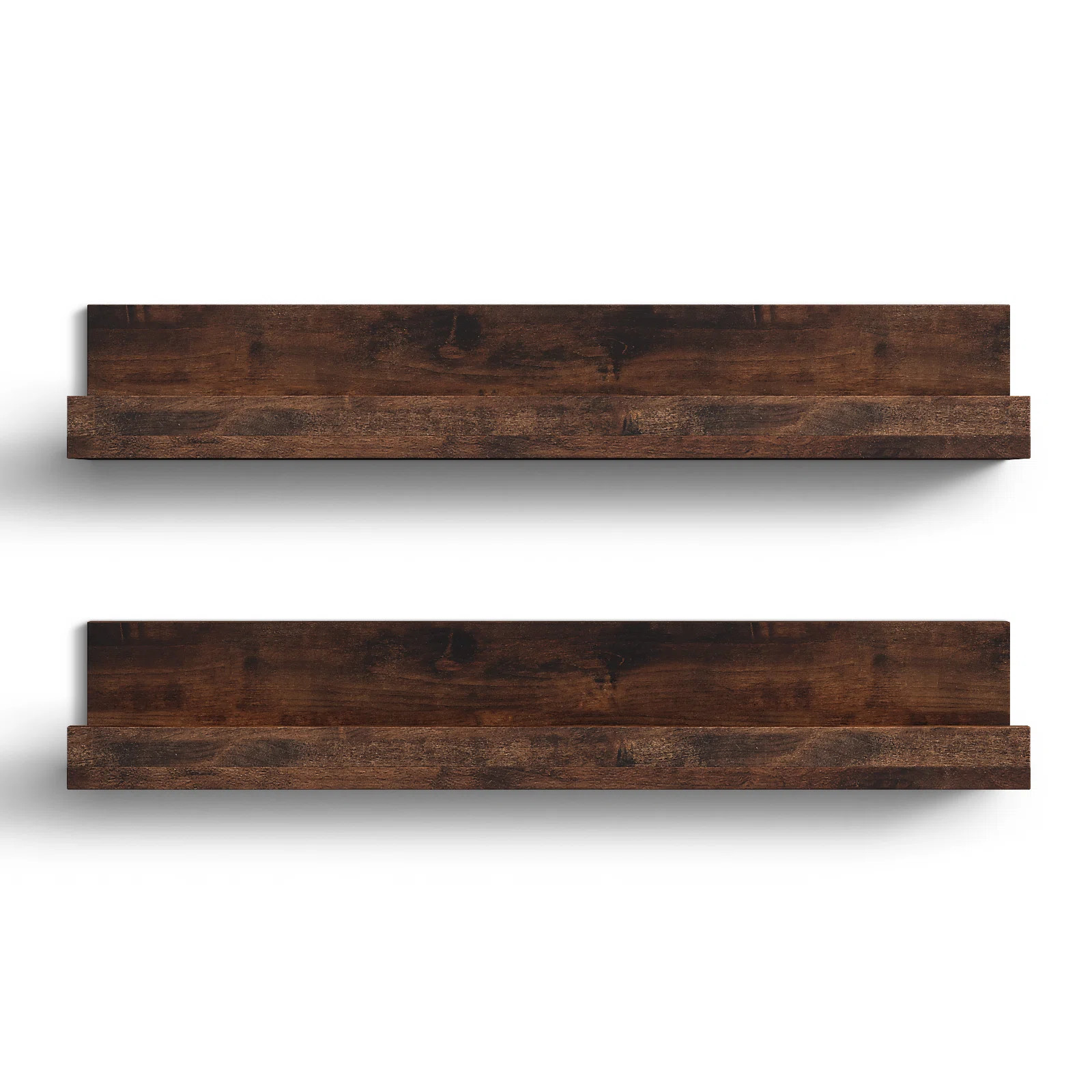 Dominique Alder Solid Wood Floating Shelf (Set of 2) | Birch Lane
