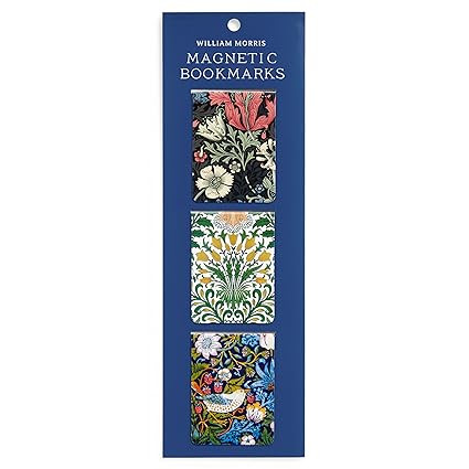 Galison William Morris – Magnetic Bookmark Set Featuring Three Beautiful Floral William Morris ... | Amazon (US)