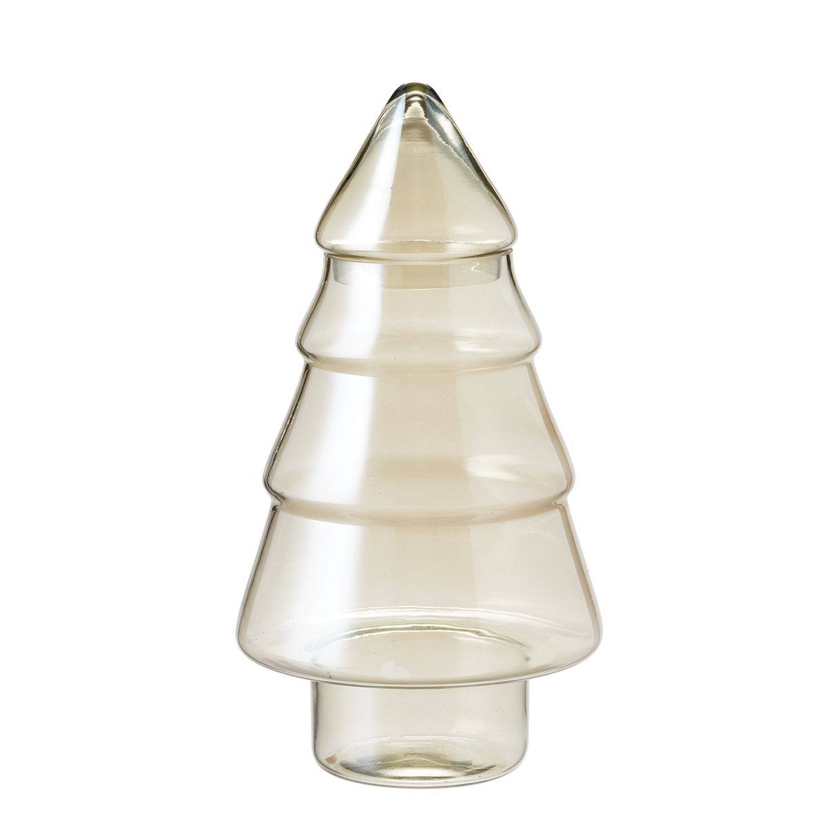 Be Home Luster Glass Tree  Jar | The Container Store