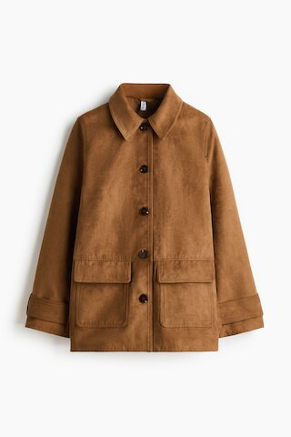 H & M - Collared jacket - Beige | H&M (UK, MY, IN, SG, PH, TW, HK)