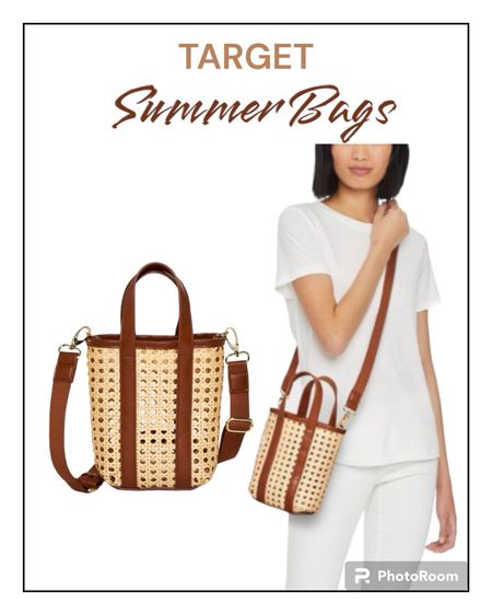Target summer tote cross body bag. 

#targett

#LTKfindsunder50 #LTKitbag