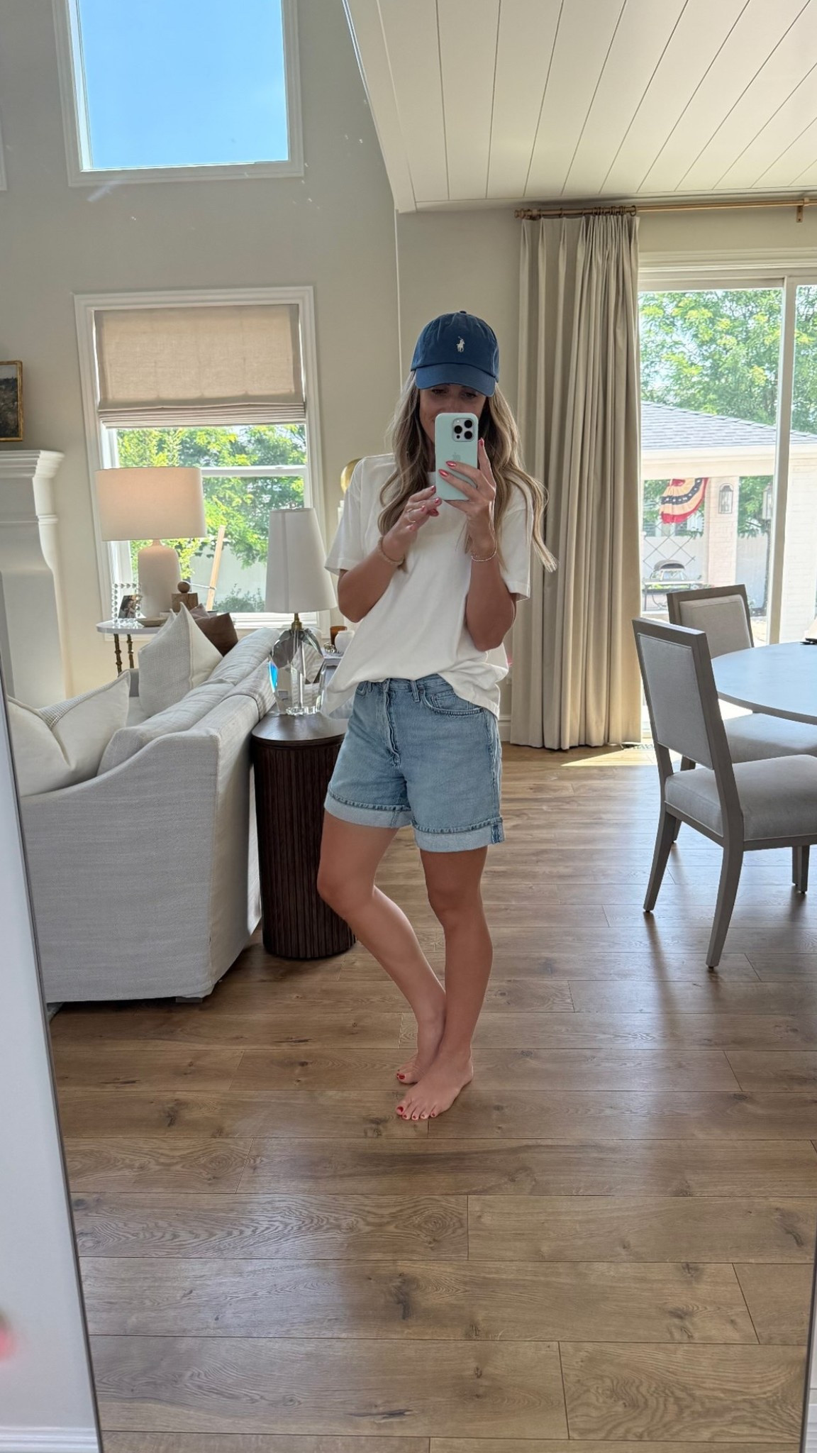 Staple summer outfit! Doesn’t get more simple than this!

#Summer #Outfit #Shorts #Whitey #FourthOfJuly #Polo #Lauren #Hat #BaseballHat

#LTKSeasonal #LTKHome #LTKStyleTip