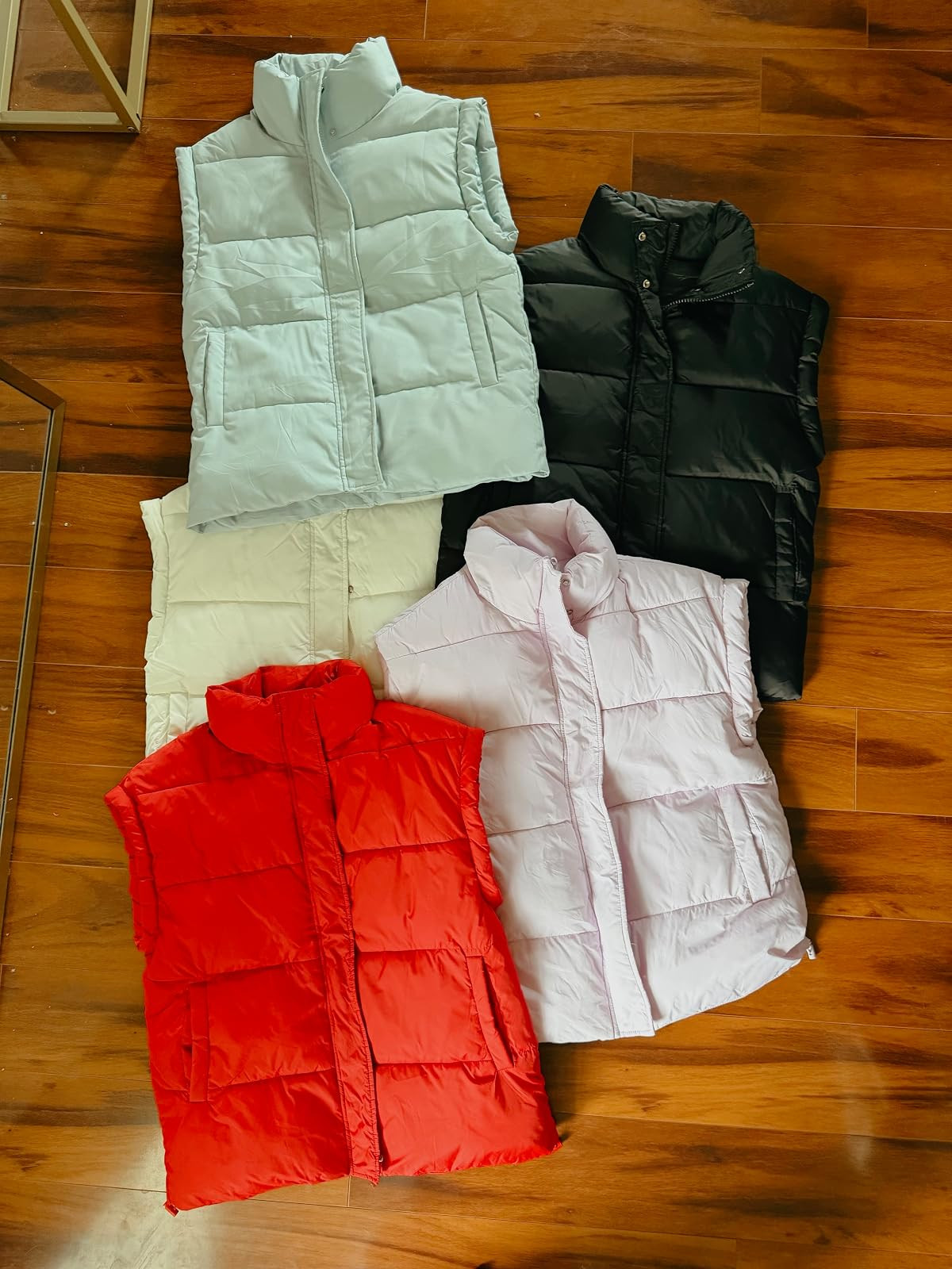 Songling Womens Oversized Puffer Vest Stand Collar Full Zip Sleeveless Bubble Puffer Vest Quilted... | Amazon (US)