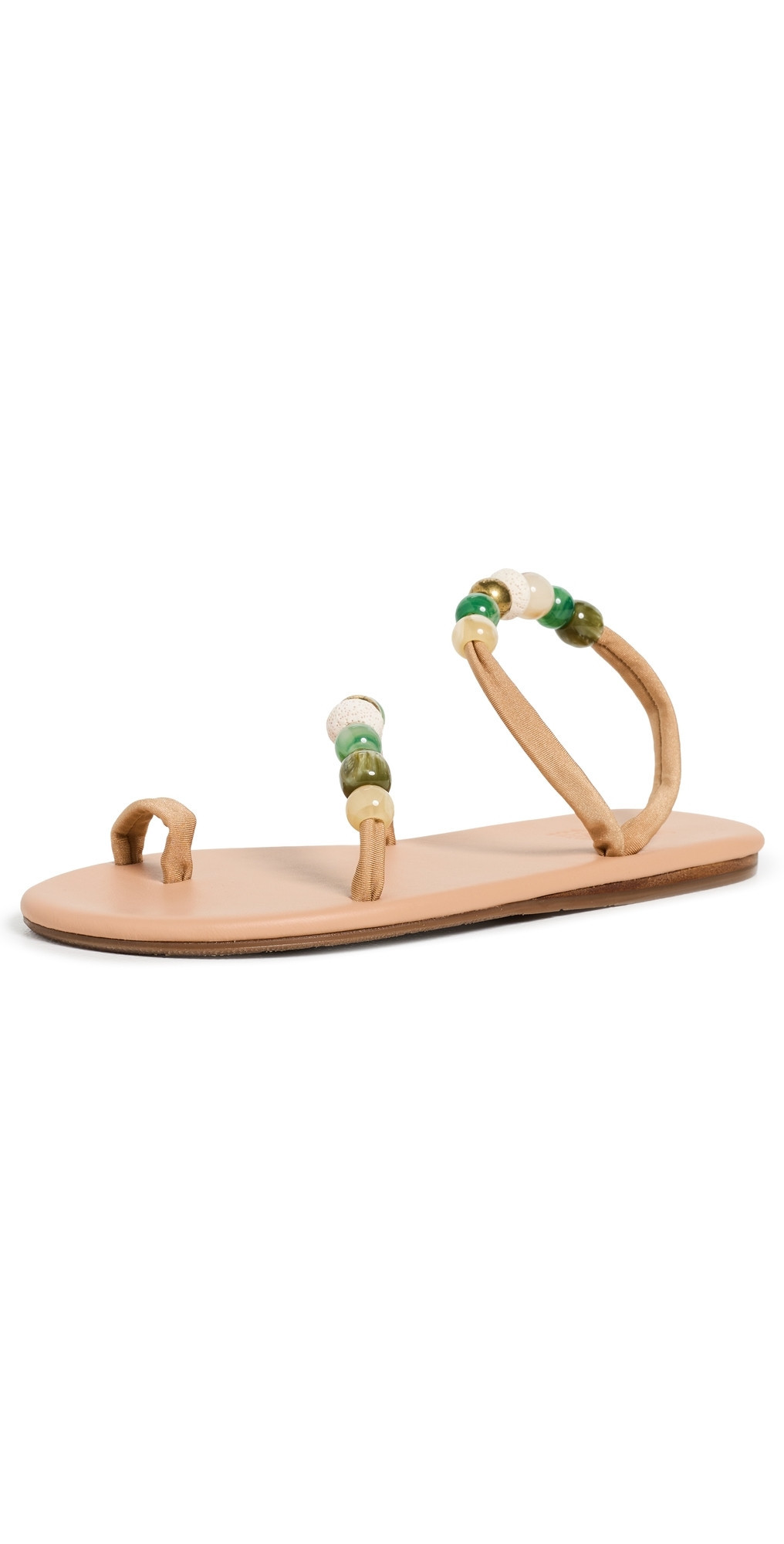 Ancient Greek Sandals Eleftheria Bead Sandals Nude 41 | Shopbop