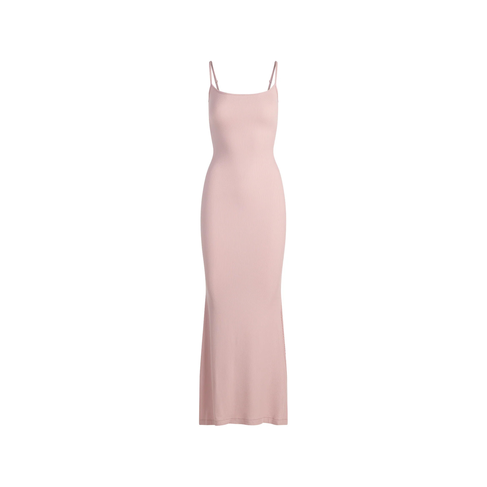 SKIMS Long Slip Dress | Pink | Medium | Soft Lounge | SKIMS (US)