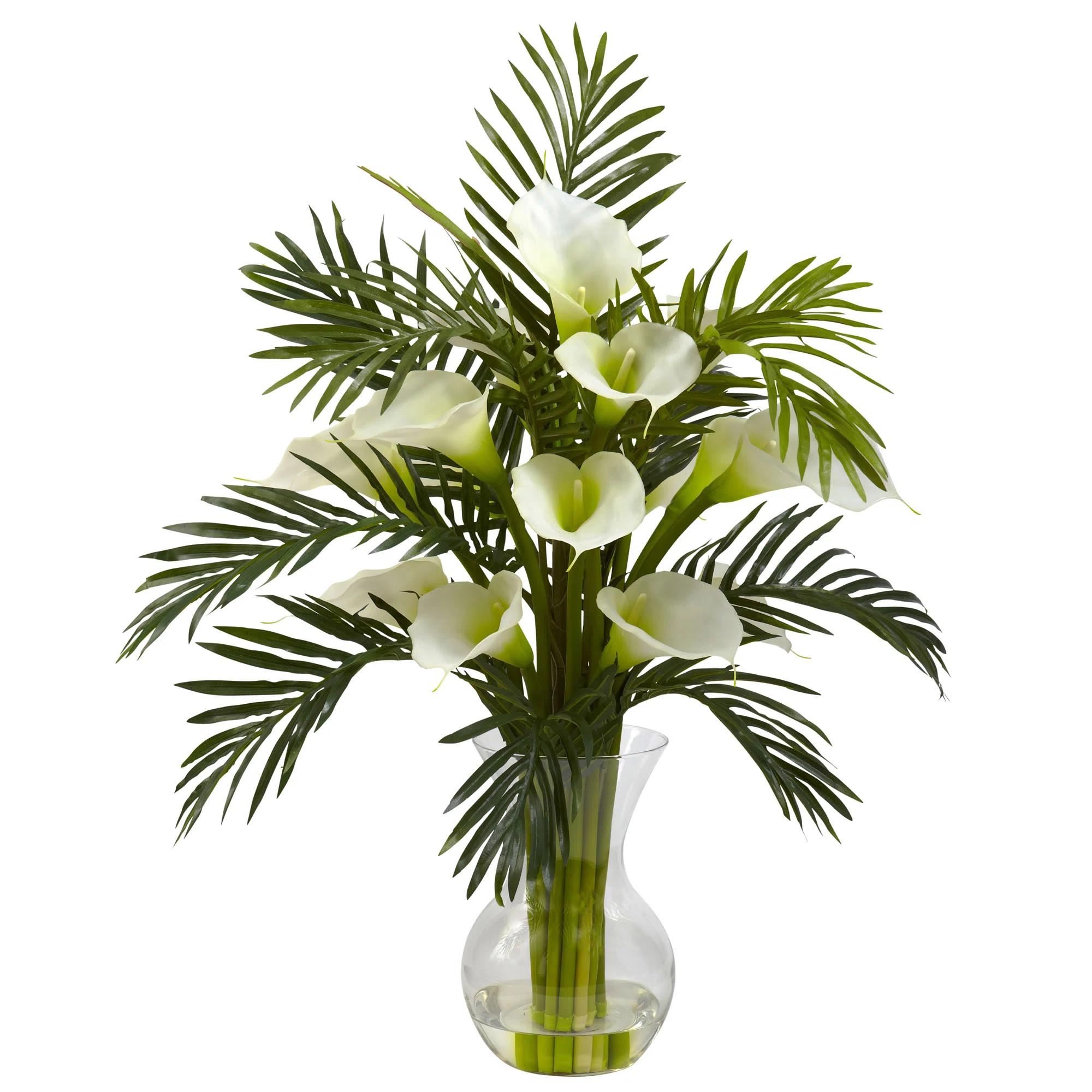 Lilies Arrangement in Vase | Wayfair North America
