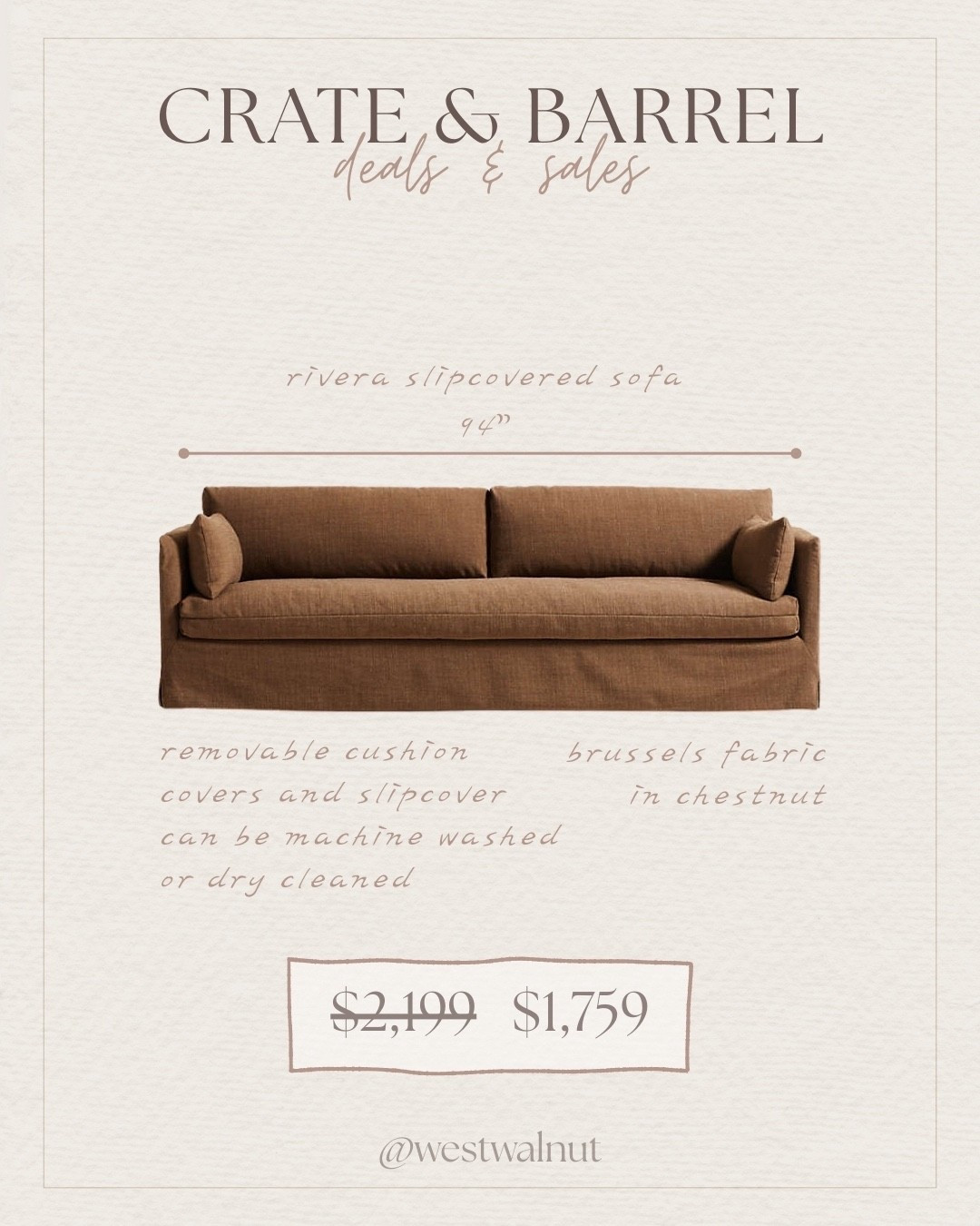 I absolutely adore Crate & Barrel, but since it’s more of an upper-tier brand, I always keep an eye out for their sales.

Right now, they have a few great ones happening, and after browsing, I’ve rounded up my top 9 favorites to share with you! 

These are pieces I genuinely love and would style in my own home, and the best part is snagging them at a discount. If you’ve been eyeing Crate & Barrel for a while, now is such a good time to shop!

#HomeDecorFinds #HomeDecor #CrateAndBarrel 

#LTKHome