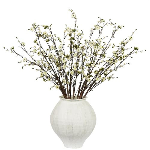 Melorca&Guilla Artificial Plants,6PCS 37.5" Green Faux Branches for Vase,Faux Greenery Stems Fake Plants Artificial Plants & Flowers for Shop Garden Office Home Décor (6, Greenery Stems 01) | Amazon (US)