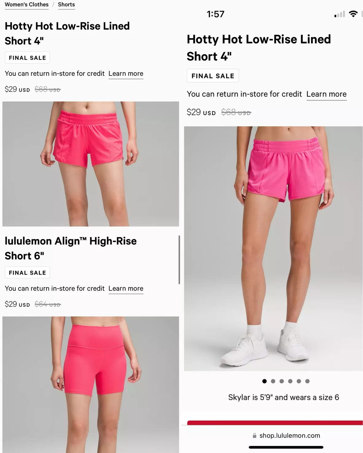 Women's Hotty Hot Shorts