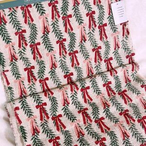 Viral The Farmhouse by Rachel Ashwell Christmas Bow Table Runner | Poshmark