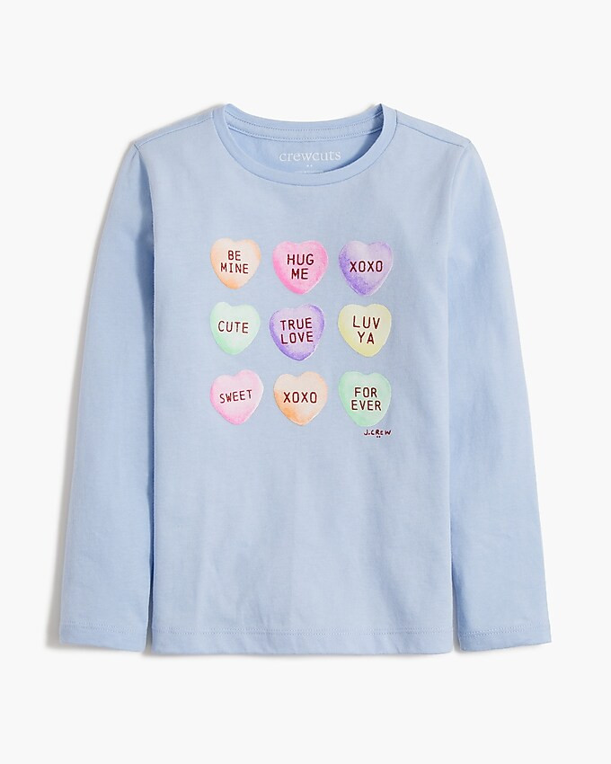 Girls' heart candies graphic tee | J.Crew Factory