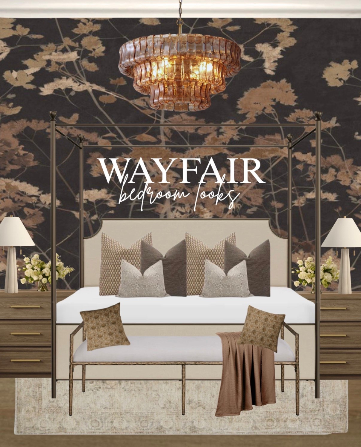 #Ad Comment “SHOP” and I’ll send you every source. 🤎 These @Wayfair  finds are proof that you don’t need to spend a fortune to create a beautiful, elevated bedroom.

#wayfair #wayfairpartner