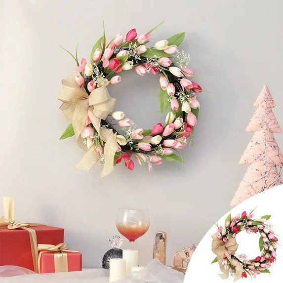 2024 Valentines Day Gifts WJSXC 17.72 Inch Valentine's Day Wreath, Outdoor Lighted Valentine's Da... | Walmart (US)