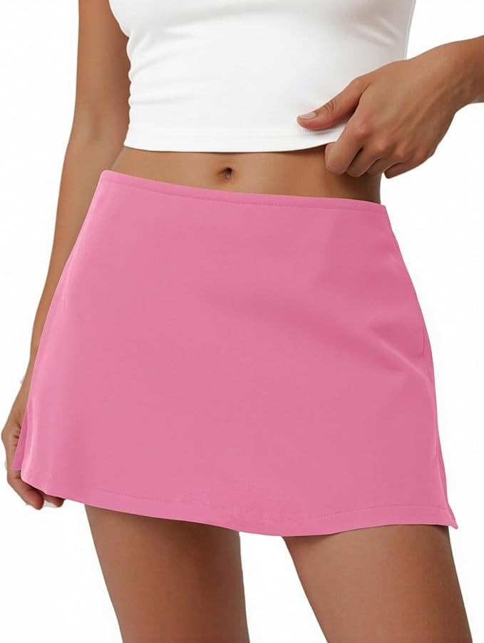 Womens Tennis Skirt with Pockets Mini Golf Skorts High Waist Athletic Shorts for Pickleball Runni... | Amazon (US)