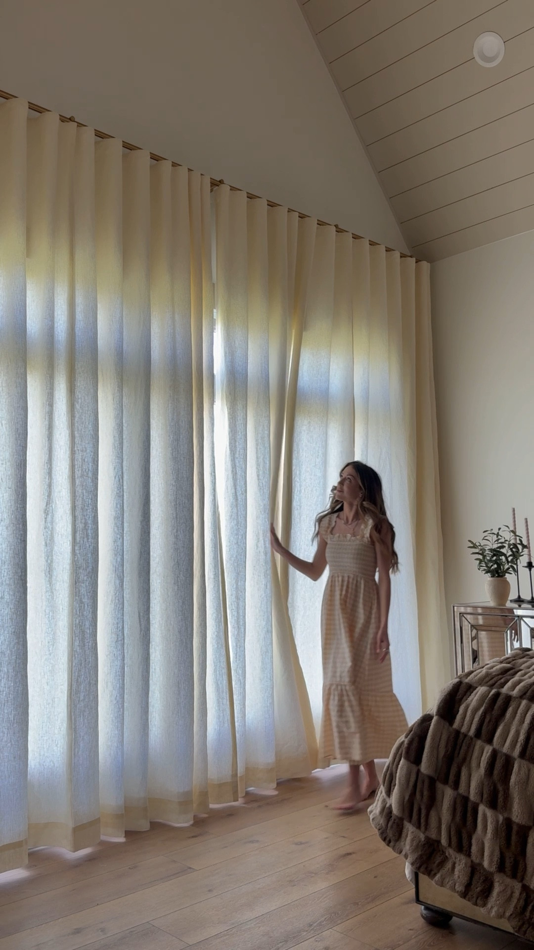 gifted by TWOPAGES ✨ @TWOPAGES 
Just moved in… making it feel like home, one detail at a time! @twopagescurtains added the softness, privacy and cozy feel this space needed🫶🏼

comment CURTAINS & ill send you the link

use my discount code for 22% off —> AFINFLUENCER

@twopagescurtains #twopageshome #twopagescurtains 

Curtain details👇🏻
Custom Ripple Fold Drapery with Track
Fabric: Patti | Belgian linen 
Color: B314 Beige
lining type: Privacy, Shading Rate 60%
bundle with track: Cato Traverse Rod with End Cap Finial
rod color: warm gold 
mount type: wall 

#homedecor #interiordesign @twopageswindow @twopageshome 
spring home refresh | neutral curtains | custom curtains | window treatments | primary bedroom | master bedroom | target | home design | modern organic home | amazon womens clothes | gingham dress | womens dress | vacation outfits | neutral womens clothes | Lola blankets | bedding | coretec Cairo oak floors | LVP floors | Mother’s Day gifts | Mother’s Day dress | https://app.im.skeepers.io/c/i2byg/r/hchu0

#LTKHome #LTKSaleAlert #LTKMothersDay