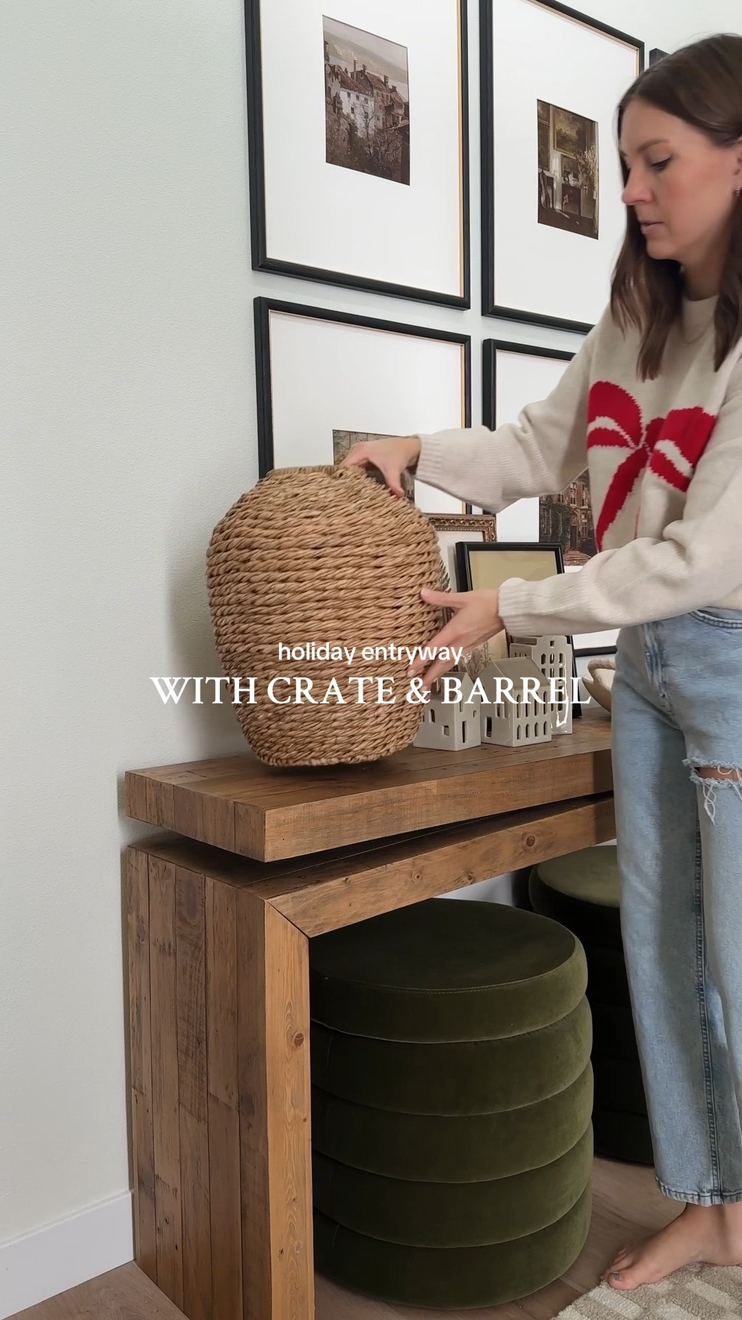 Decorate my holiday entry with me and @crateandbarrel! #ad

Get your home holiday ready during the Crate and Barrel Black Friday and Cyber Monday sale! Crate and Barrel is your one stop shop for all things holiday decor, hosting and gift ideas! Save up to 50% right now, the holiday shipping cutoff is 12/18! #CrateandBarrel #CratePartner 


#LTKSaleAlert #LTKHome #LTKHoliday