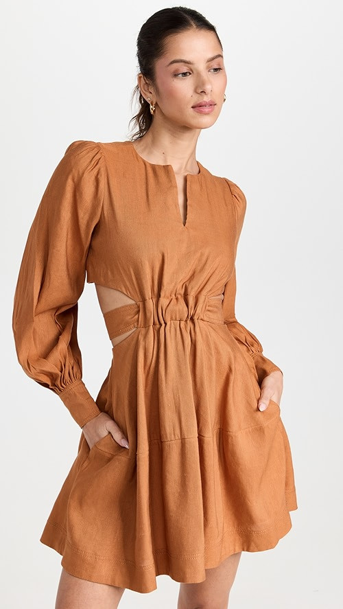 Spectral V Neck Mini Dress | Shopbop