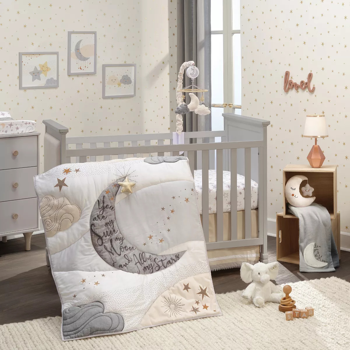 Lambs & Ivy Goodnight Moon 3-Piece Celestial Nursery Baby Crib Bedding Set | Target