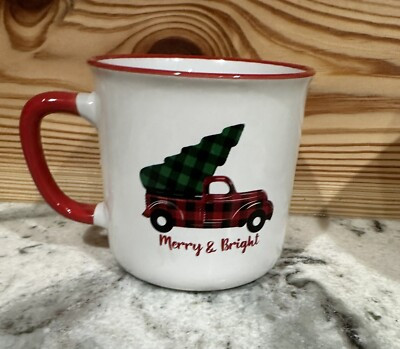 20 Oz Christmas Tree In Red Pick Up Truck COFFEE MUG | eBay | eBay US