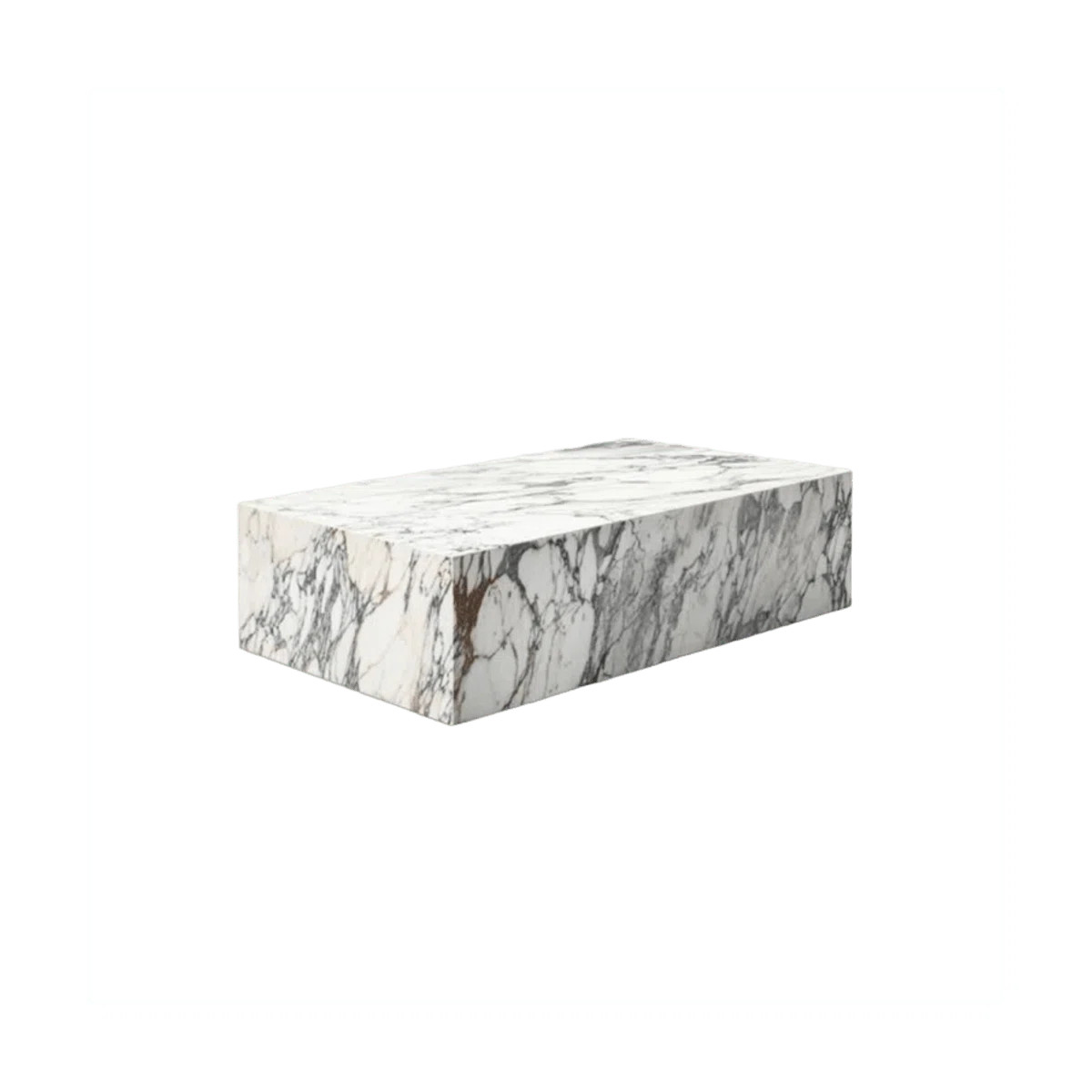 Alazia Genuine Marble Coffee Table - Arabescato | Wayfair North America