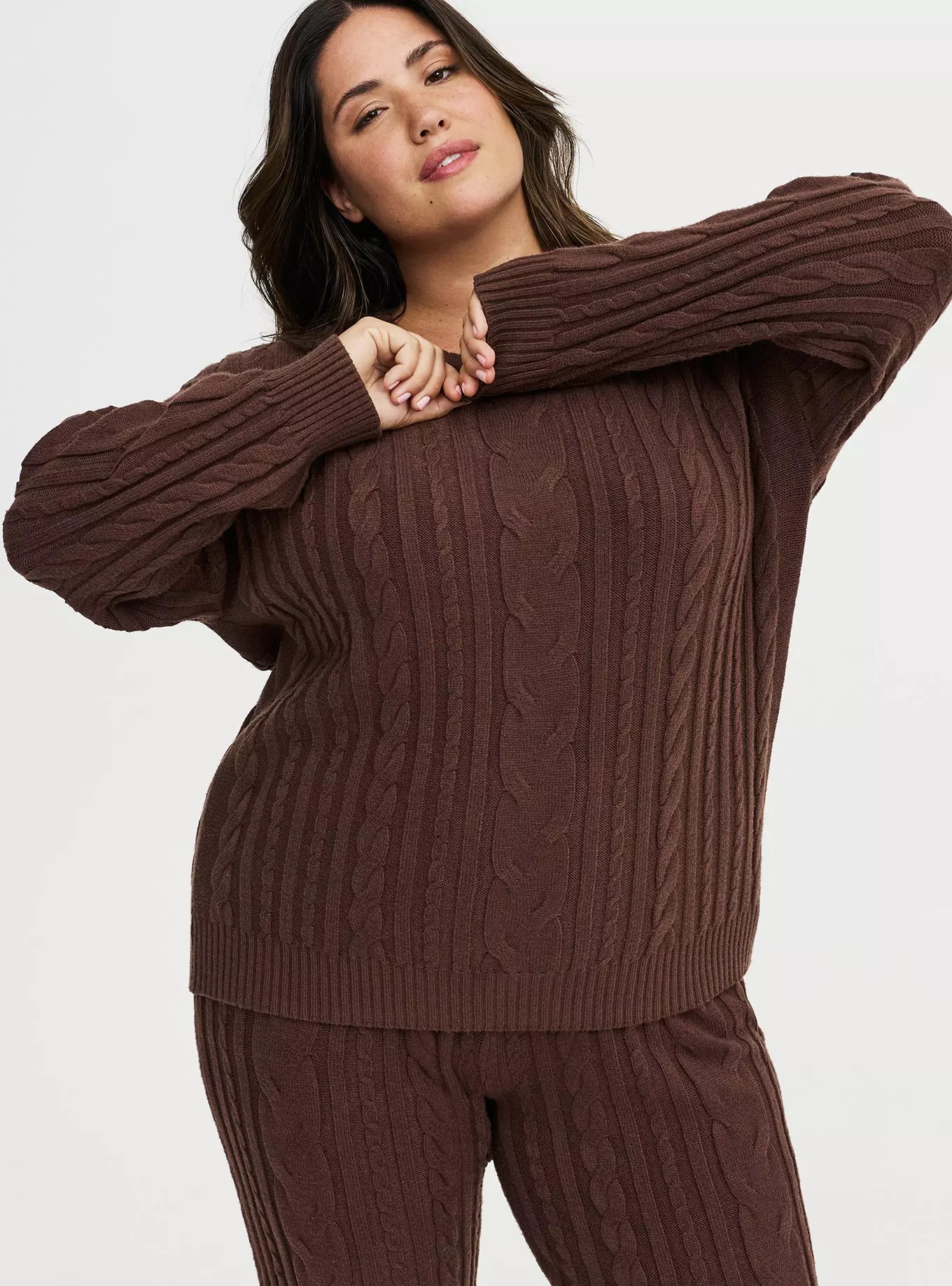 Cable Lounge Pullover Sweater | Torrid (US & Canada)