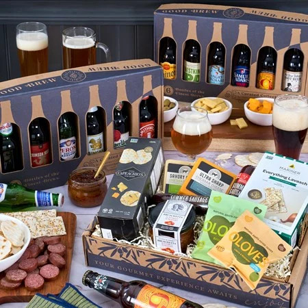 Alcohol Gift Basket With Beer | GourmetGiftBaskets.com
