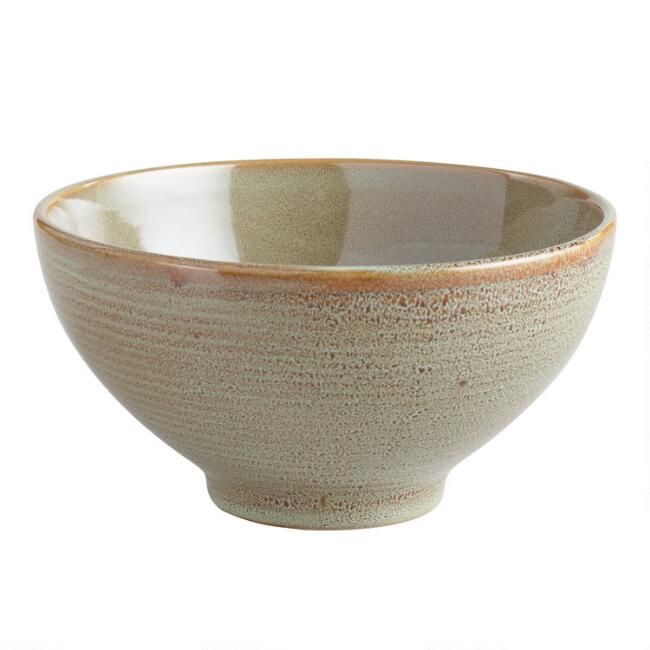 Green Zen Noodle Bowls Set of 4 | World Market