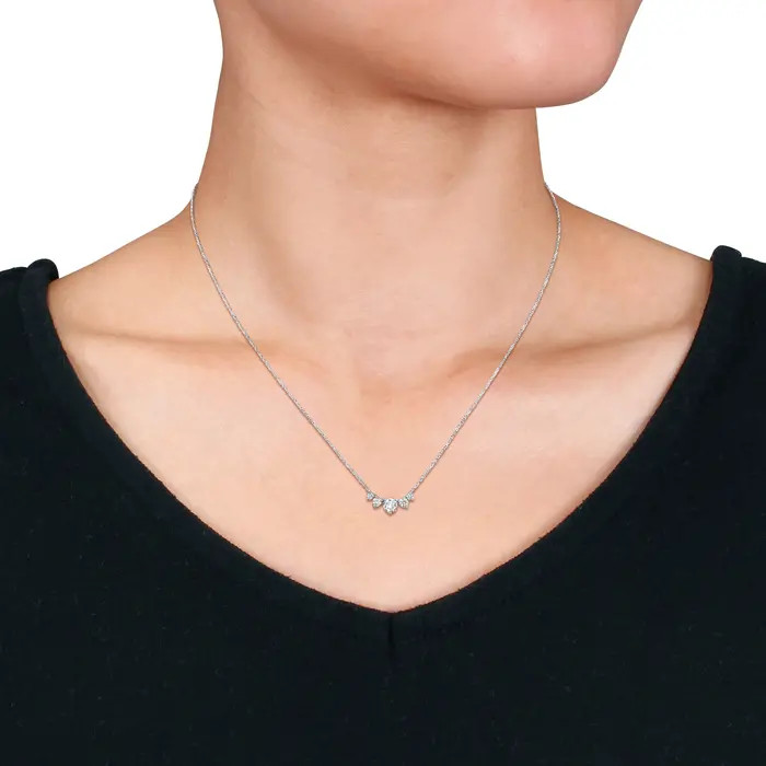 Julianna B. Lab-Grown Diamond 5-Stone Necklace 14k | Nordstrom | Nordstrom