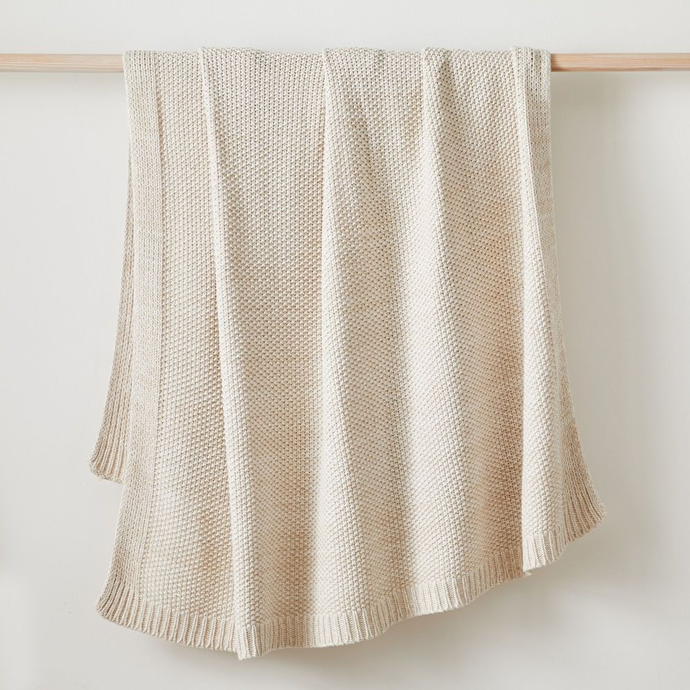 Cotton Knit Throw | West Elm (US)