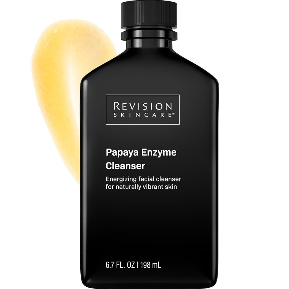Revision Skincare Papaya Enzyme Cleanser, Energizing Facial Cleanser with Salicylic Acid, Soothin... | Amazon (US)