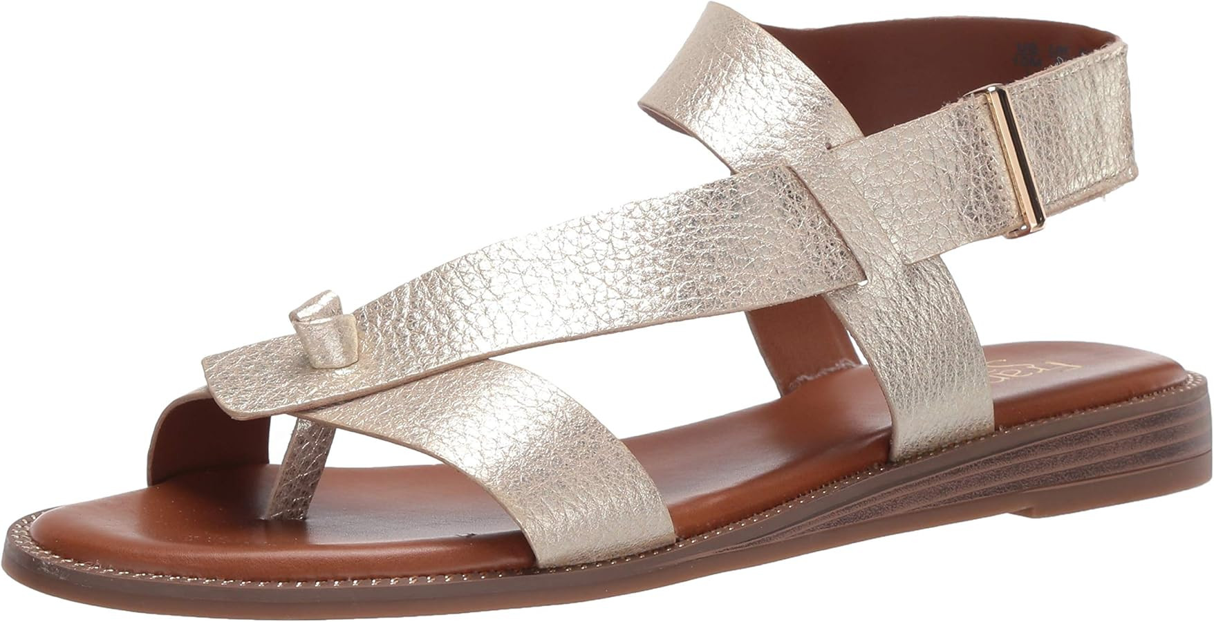 Franco Sarto Womens Glenni Ankle Strap Flat Sandals | Amazon (US)
