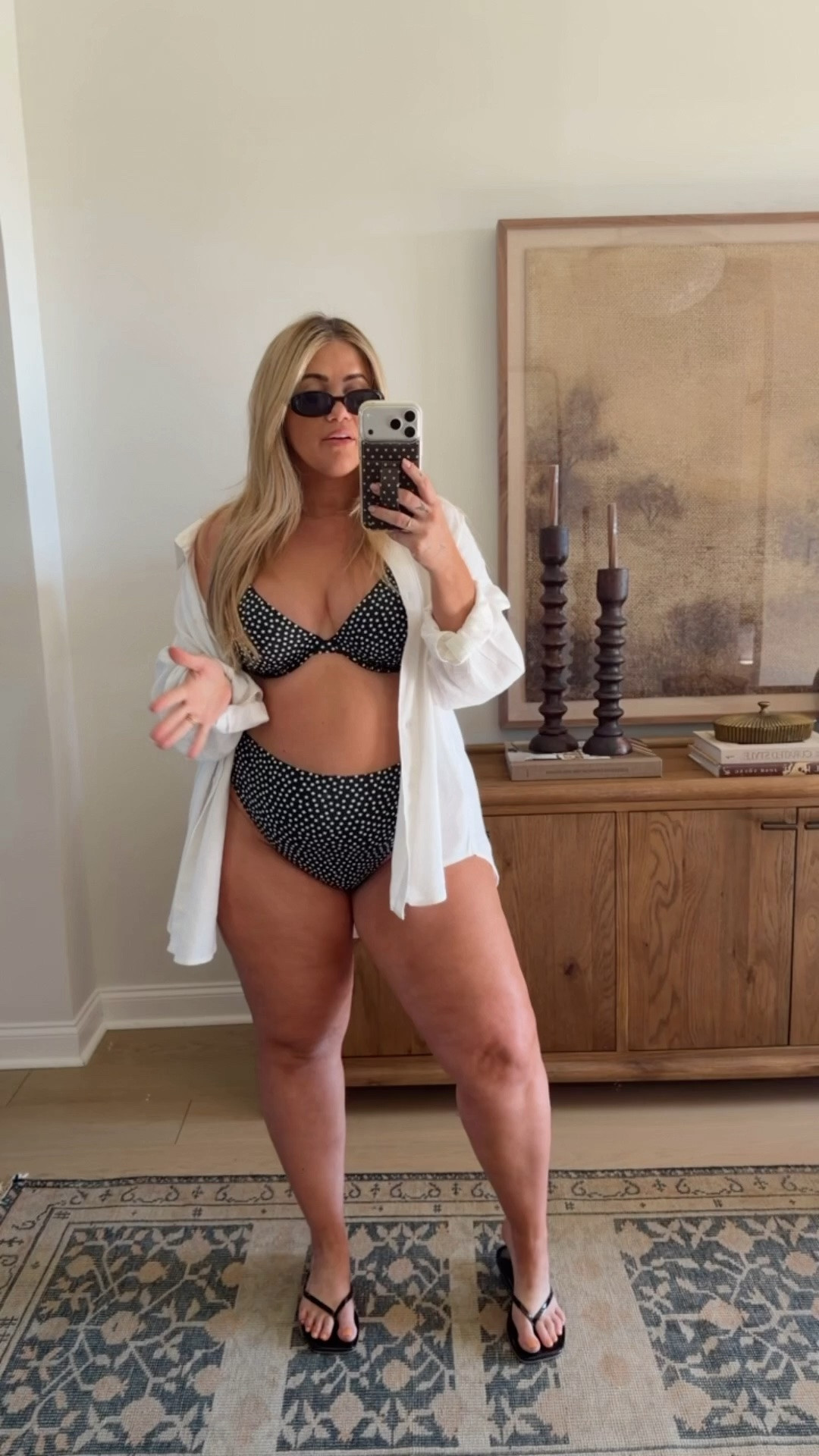 #VSpartner new fave swim from @victoriassecret 🤍 I did an XL in tops and XXL in bottoms (1 size up in each from pre-pregnancy for reference)